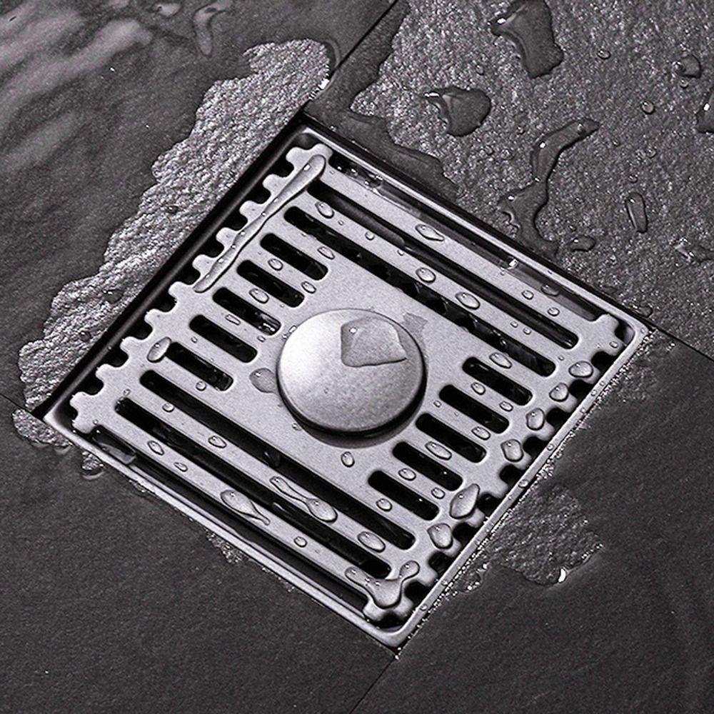 Populer Shower Floor Drain Stainless steel Pencegah Arus Balik Sikat Saringan Rambut Limbah Floor Drain
