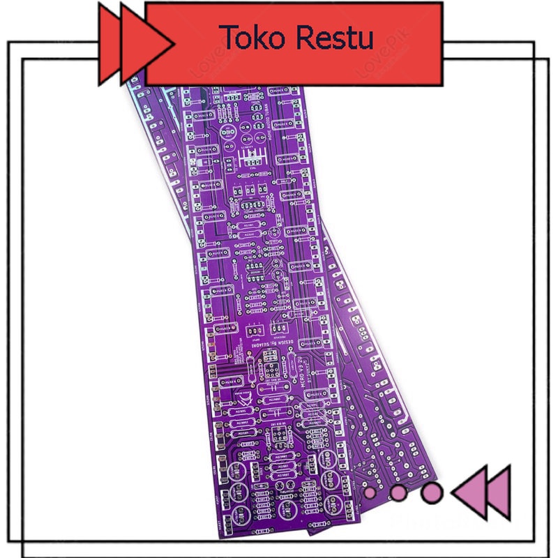Pcb Driver MCRD V3 New 2u 30cm Inbal Protek Dobel Layer Cuci Gudang