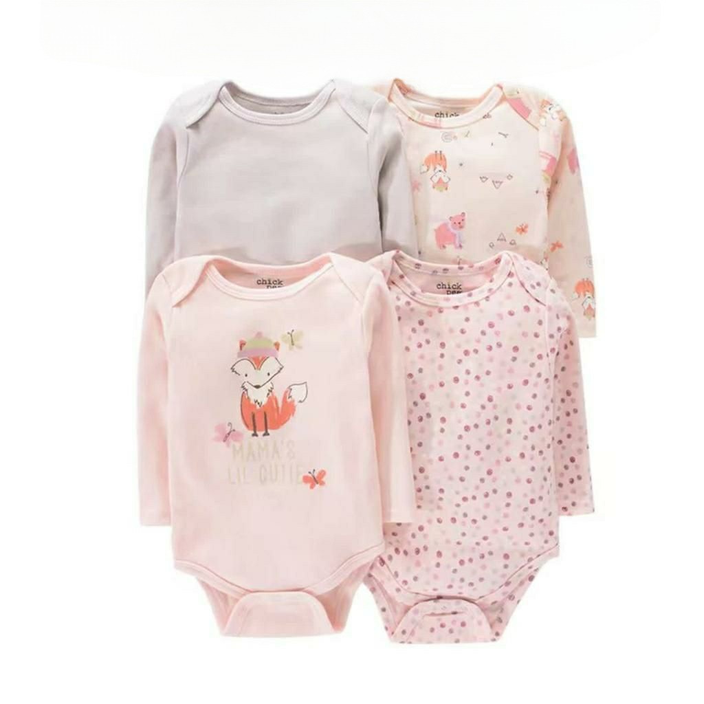 CL BODYSUIT LENGAN PANJANG 4IN1 / JUMPER BAYI