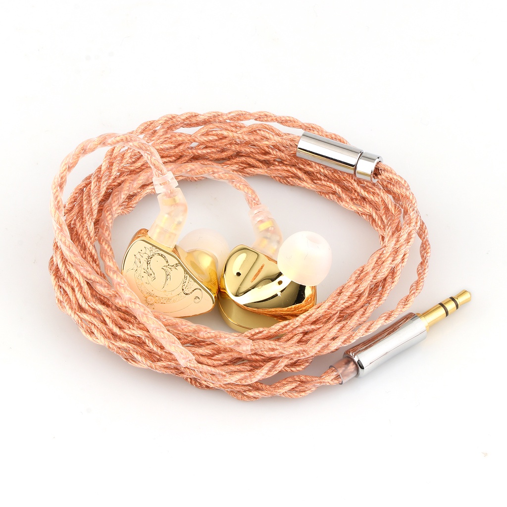 Blon x HBB Z300 10mm Silikon Diafragma In Ear Detachable High Purity Kabel Tembaga 4-Core Untuk Musisi Audiophile BLON Z300