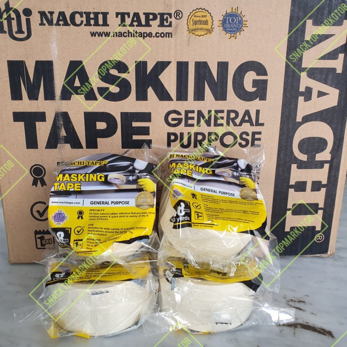 

Nachi Lakban Kertas 2 Inch 20 Yard Premium Tape