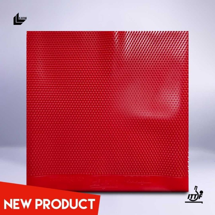 KARET TENIS MEJA BINTIK LION TRAPPER SP  - Hitam, OX