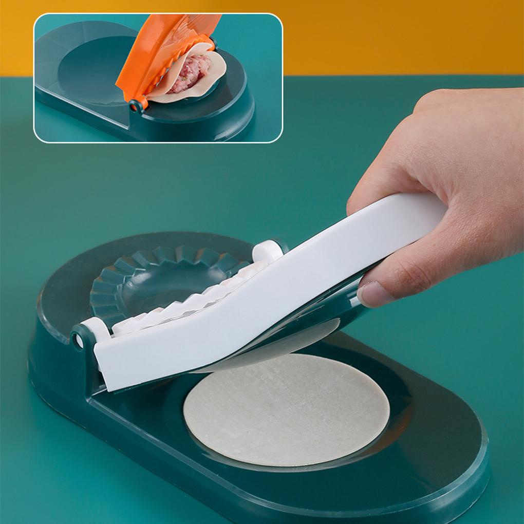 2in1 Dumpling Maker Alat Pembuat Pangsit Adonan Portable Penekan Kulit Molder Dapur Gadget Aksesoris Baking Pastry Tools