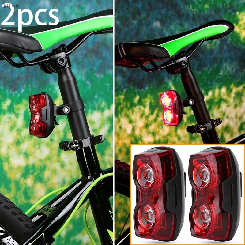 Lampu Kepala Sepeda Bike LED Lamp Parts Perlengkapan Kedip Belakang Waterproof