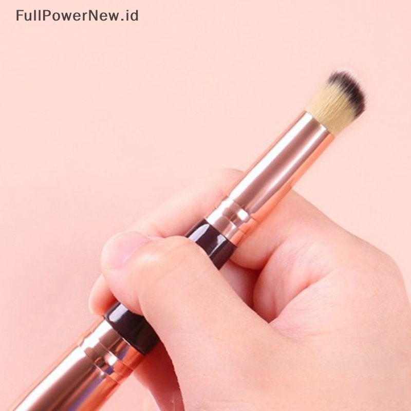 Power 1Pcs Double-Ended Makeup Brush Foundation Concealer Brush Alat Kecantikan ID