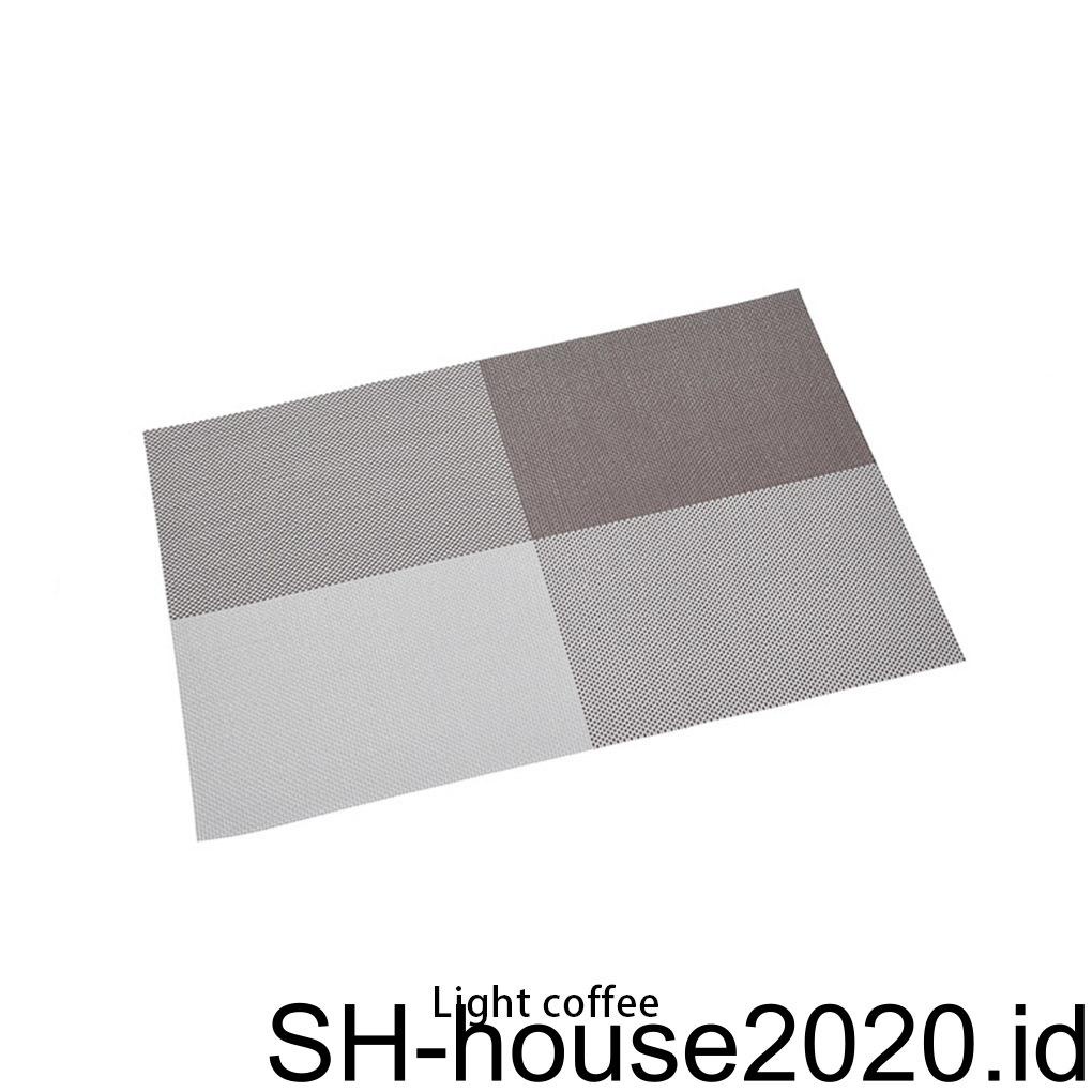 Anyaman Tatakan Peralatan Makan Insulasi Pemanas Ruang Makan Desktop Pelindung Anti Geser Table Mat Home Decor Kitchen