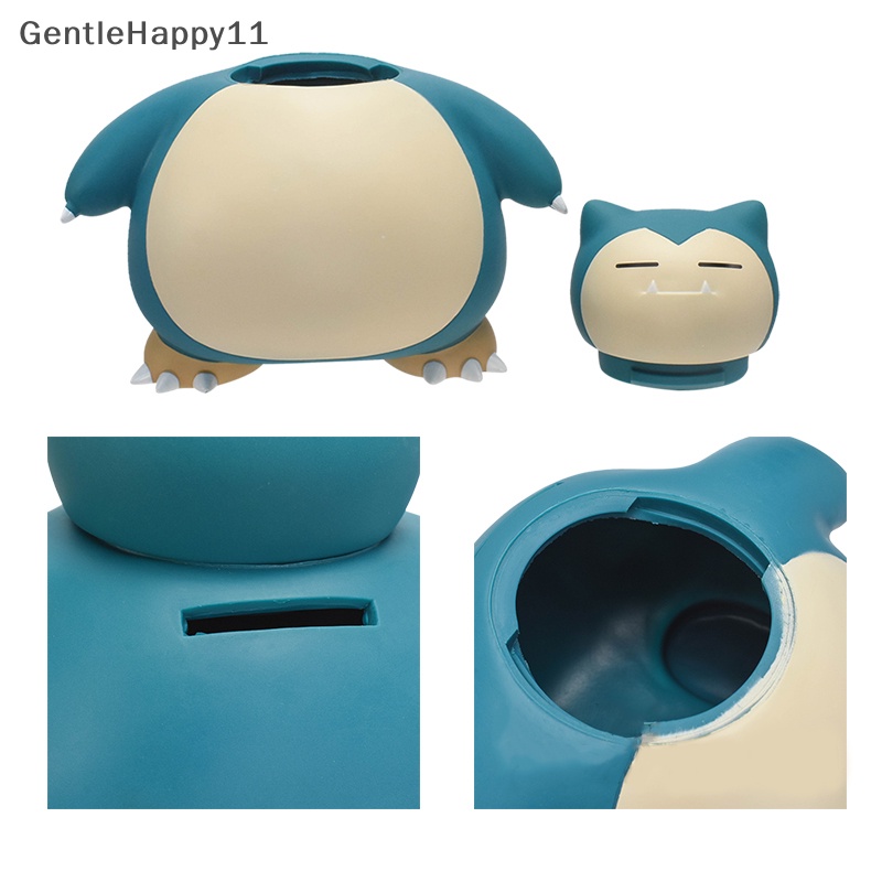 Gentlehappy Kotak Uang Pokemon Snorlax 2pose Figure Standing Sitg Celengan Tabungan Pot id
