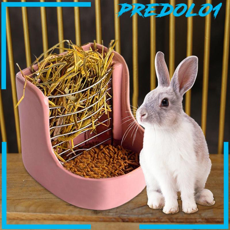 [Predolo1] Rabbit Hay Holder 2in1 Tempat Makan Kelinci Untuk Hewan Kecil Hamster Chinchilla