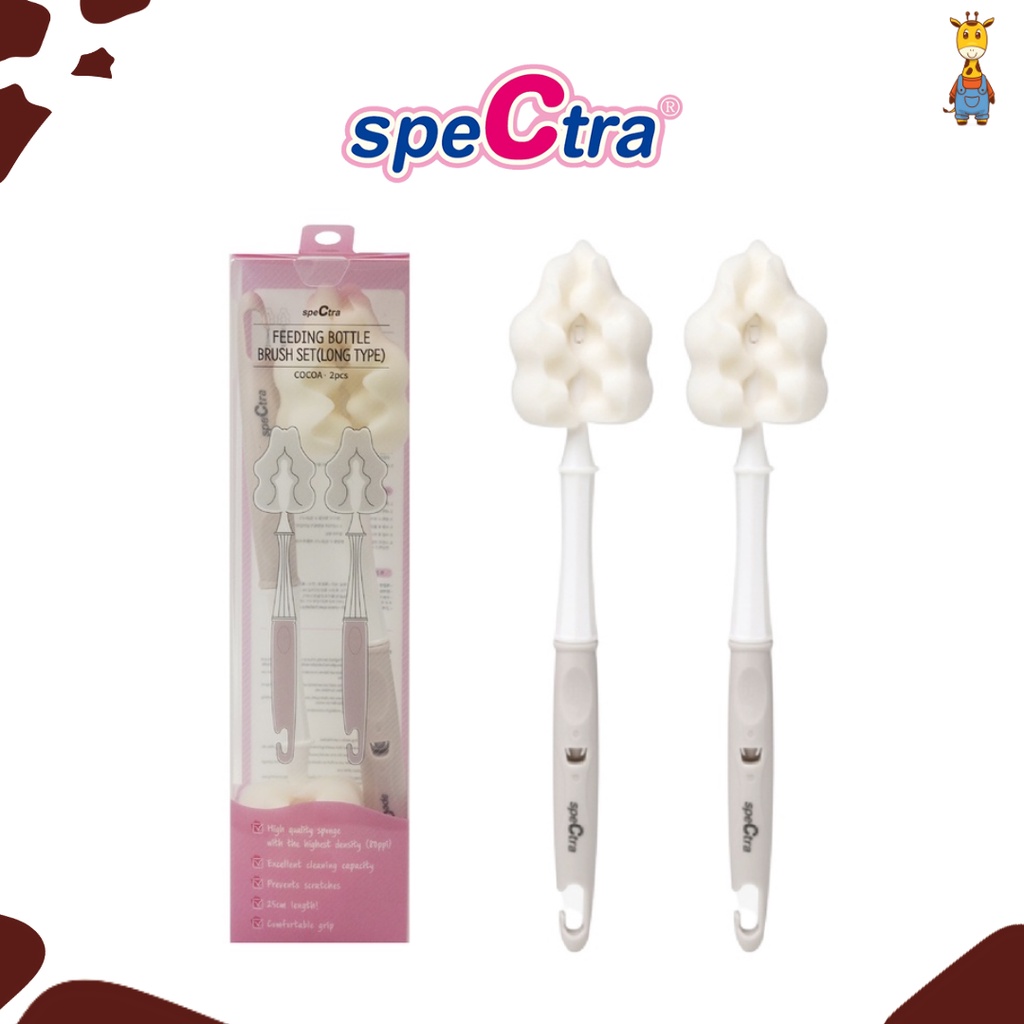 Spectra Bottle Brush Set Long Type - Sikat Botol