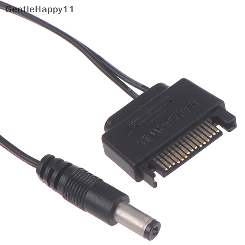 Gentlehappy 1Pc SATA Male to DC 5.5 * 2.1mm 12V power supply Kabel SATA Ke DC 20cm id