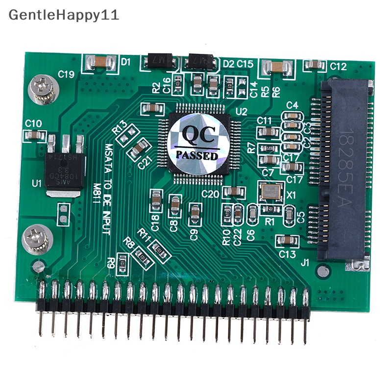 Gentlehappy mSATA adapter mSATA SSD to 44Pin IDE adapter mSATA IDE converter card Untuk id laptop