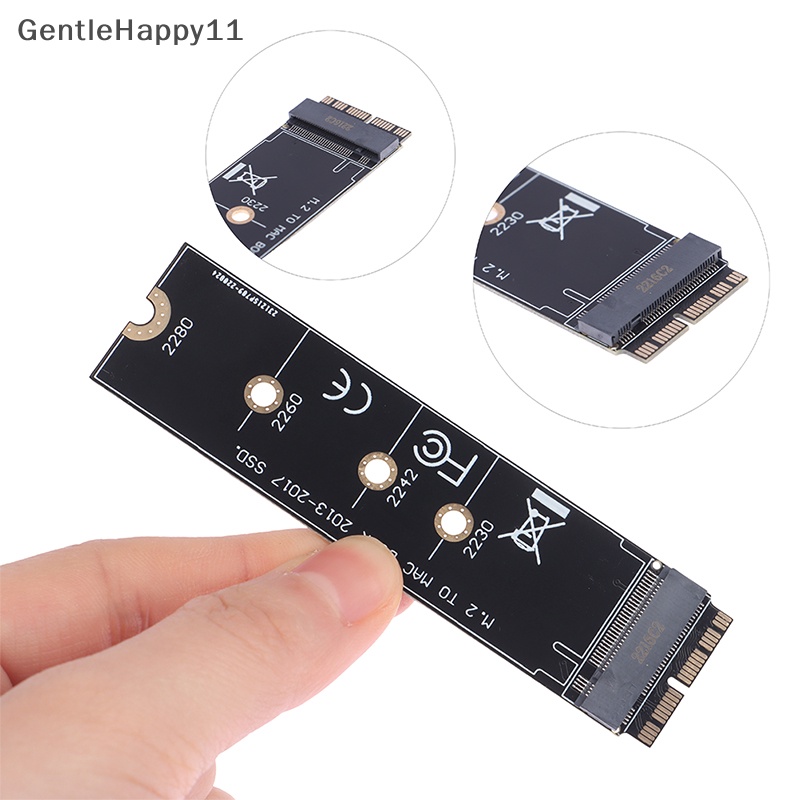 Gentlehappy M2 SSD Adapter M.2 PCIE NVME SSD Converter Card Untuk Apple Macbook Air Pro id