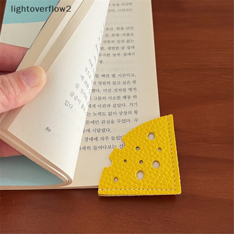 [lightoverflow2] 1pcs Bookmark Keju Kulit Untuk Buku Lucu Kartun Mini Penanda Halaman Sudut Bookmark Kulit Asli Untuk Pembaca Hadiah Guru [ID]