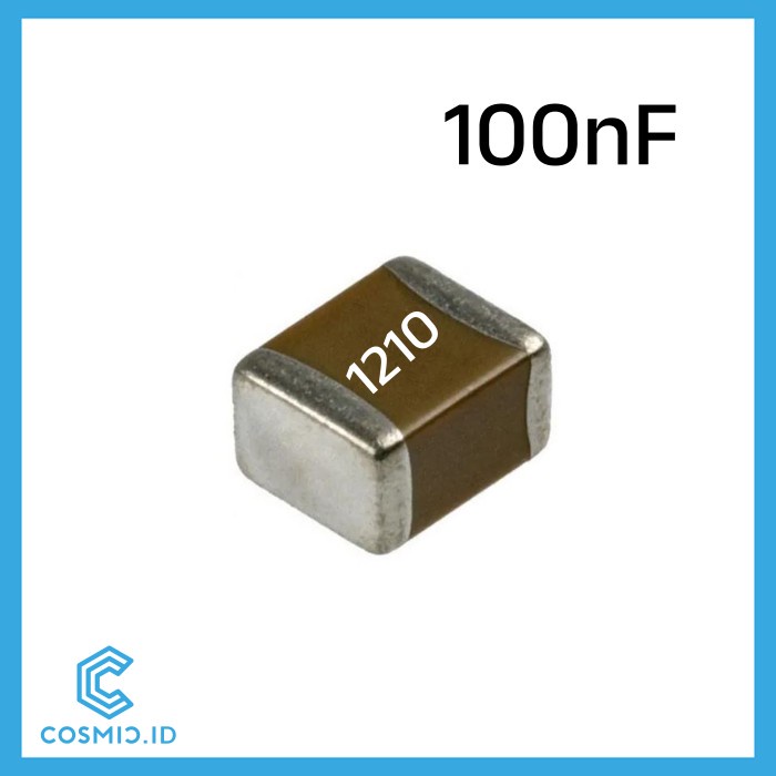 Capacitor 100nF 100 nF 1210 Kapasitor nanoFarad SMD