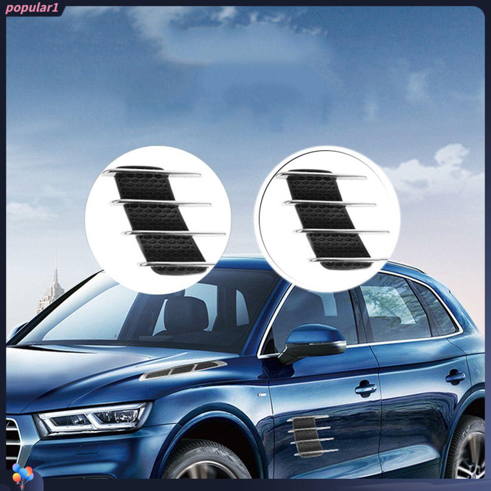 Populer 2pcs Stiker Mobil Car Styling Dekorasi Sticker Intake Duct Fender Cover