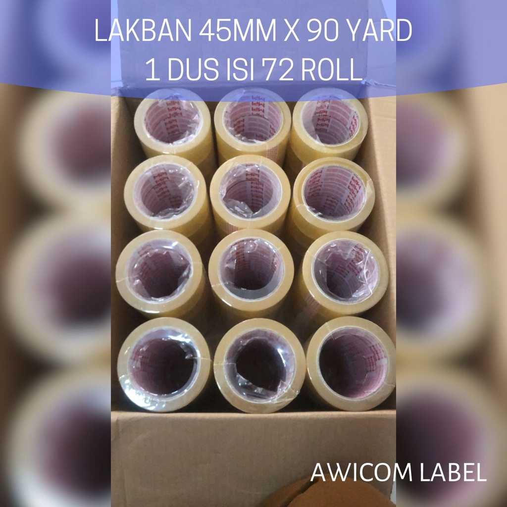 

(KHUSUS KURIR INSTAN) Lakban Bening