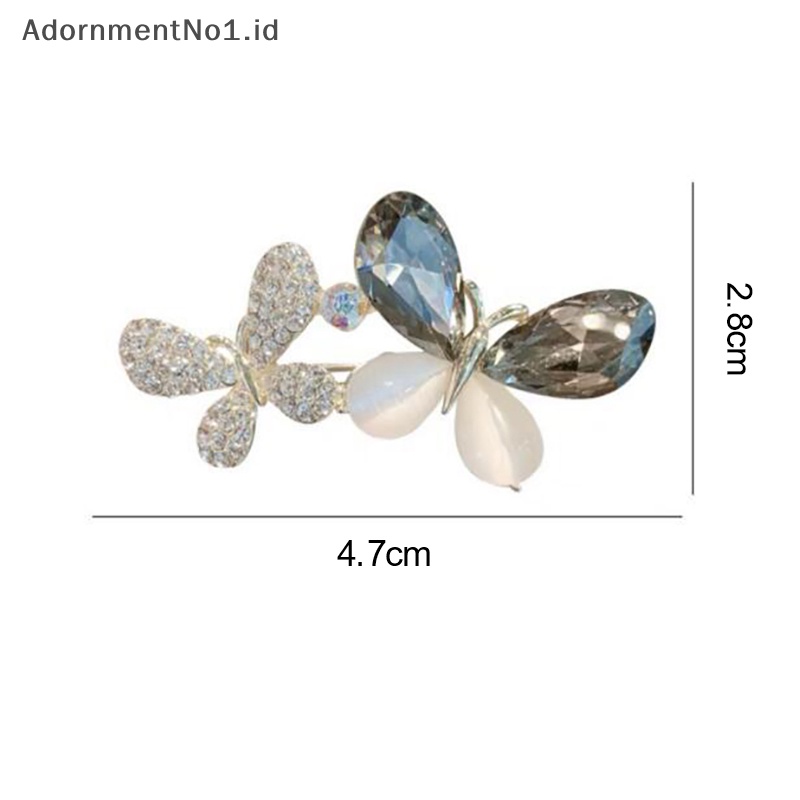 [AdornmentNo1] Bros Serangga Vintage Butterfly Brooch Pin Perhiasan Untuk Wanita Aksesoris Hadiah Aksesoris [ID]