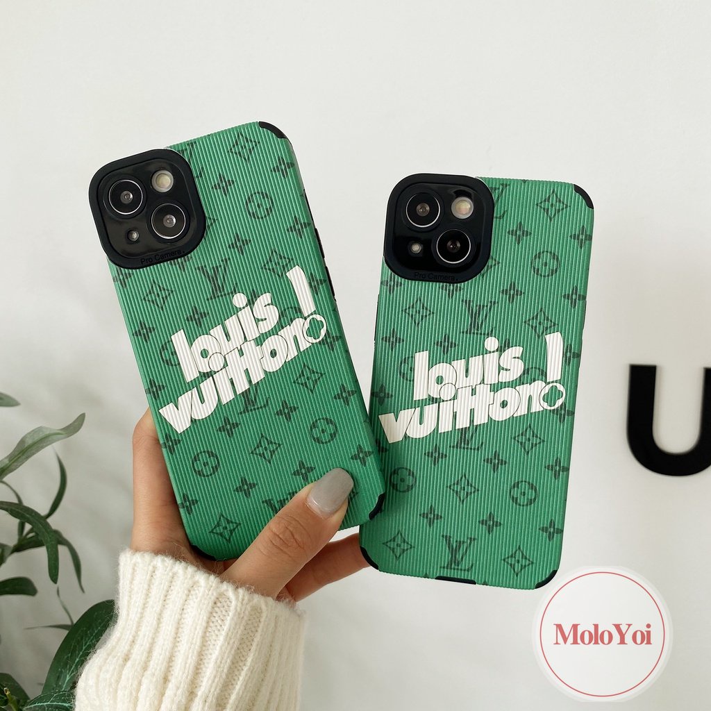 Casing Ponsel Gaya Eropa Dan Amerika Trendi Kompatibel Untuk iPhone XR X XS Max 7Plus 11 13 14 12 Pro Max8 7 Plus Tekstur Kulit Mewah Silicon Lembut Soft Cover