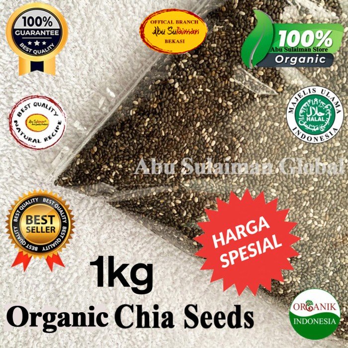 

CHIA SEEDS 500 GR / MEXICO CHIA SEED PREMIUM 500 gram