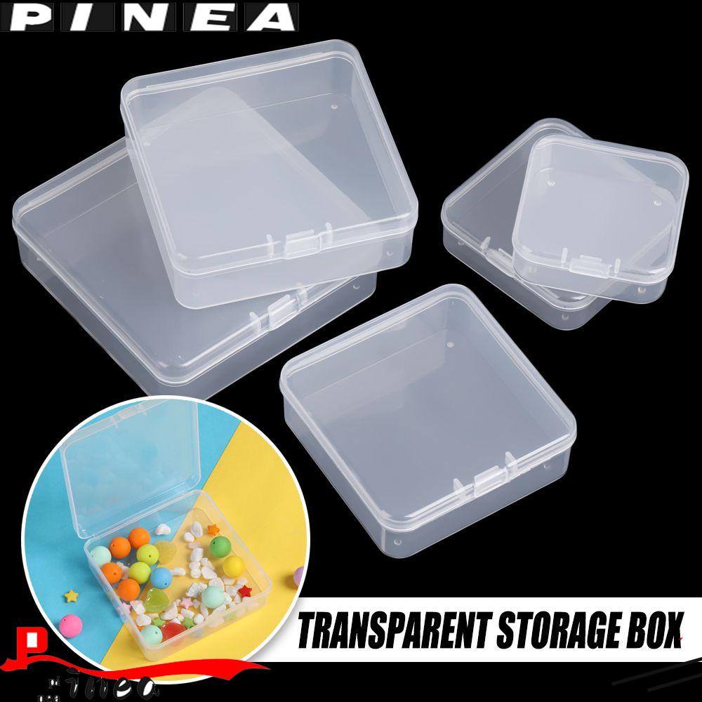 Kotak Penyimpanan Transparan Nanas 5ukuran Serba Serbi Organizer Square Small Items Case