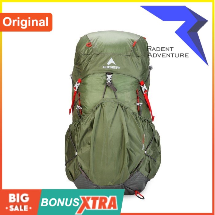 Tas Eiger Gunung HIKEOVER 45 CORDURA 1.0 CARRIER Bag 91000 8484 Ori