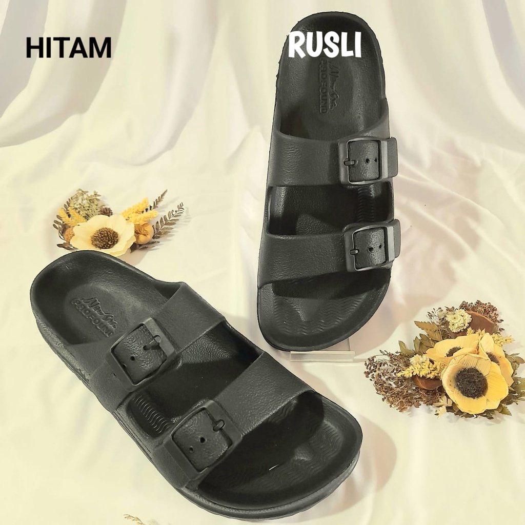 (COD) Sandal Karet Wanita Ban Gesper Kuat New Era 11024