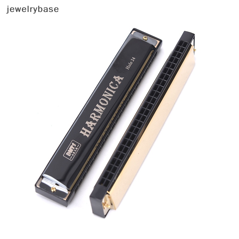 [jewelrybase] Kunci 24lubang C Putar Harmonika Tremolo Harmonika Mulut Organ Double Row Blues Boutique