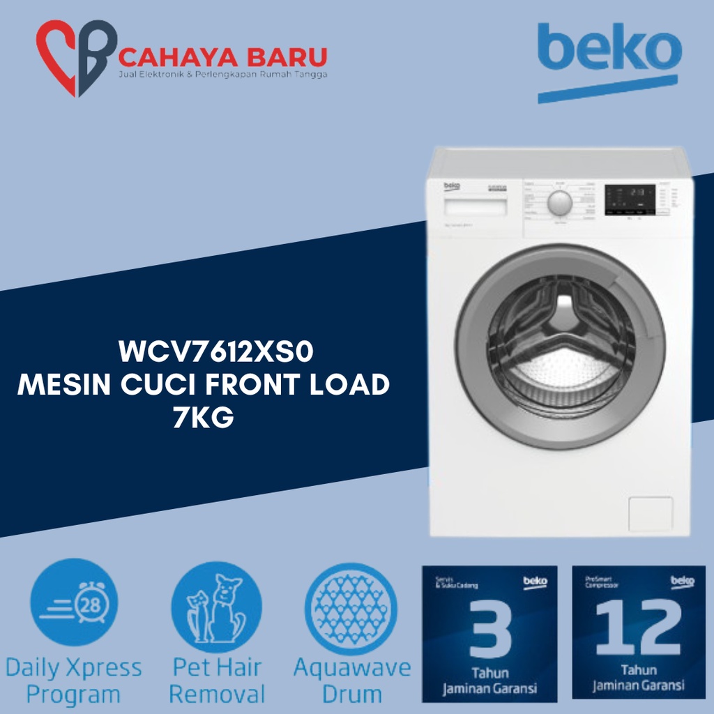 BEKO WCV 7612 XS0 FRONT LOAD