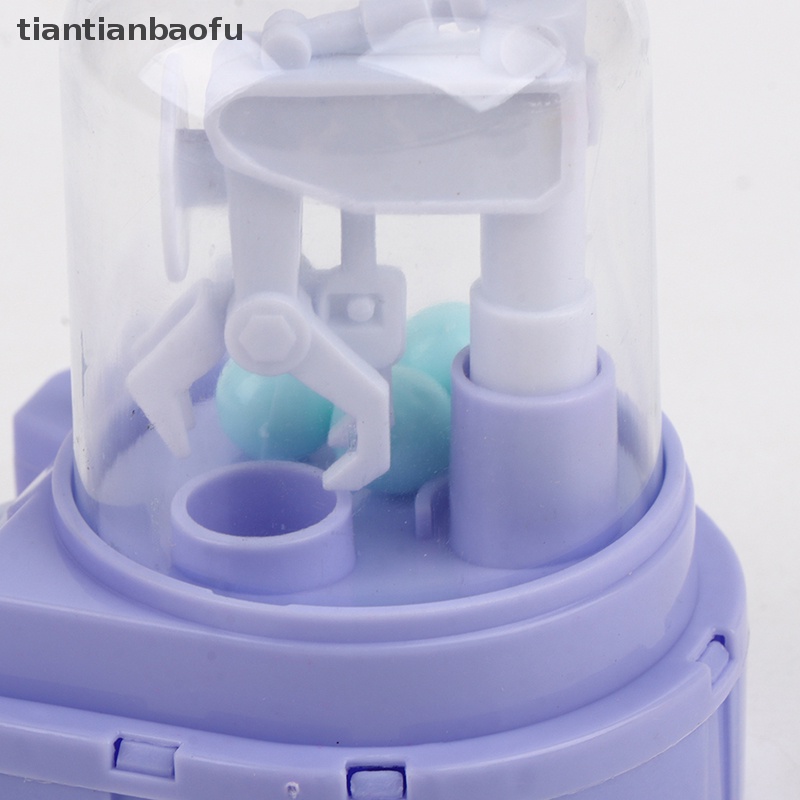 [tiantianbaofu] Mesin Capit Mini Boneka Bola Penangkap Desktop Mainan Interaktif Anak Boneka Klip Butik