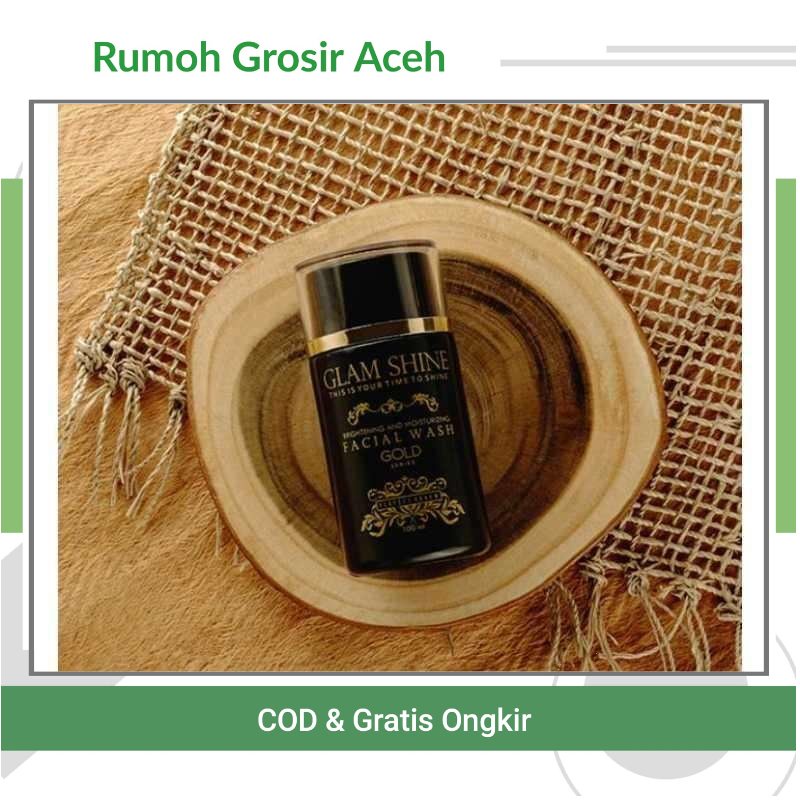 (ACEH) SABUN (FACIAL WASH) GLAMSHINE GOLD SERIES Original 100%