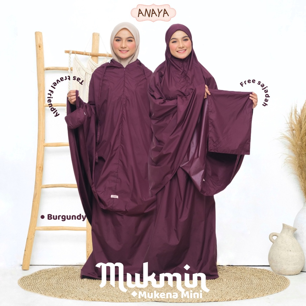 ANAYA - MUKMIN ( MUKENA MINI ) MUKENA TRAVEL PARASUT SIMPLE KECIL RINGAN MINI