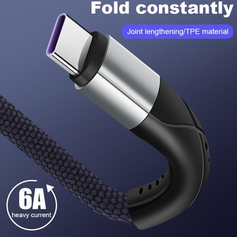 Kabel usb c Cepat Tipe c braided Kabel Data Fast Charging Data Cord Charger Kabel usb c Untuk Samsung s21 s20 A51