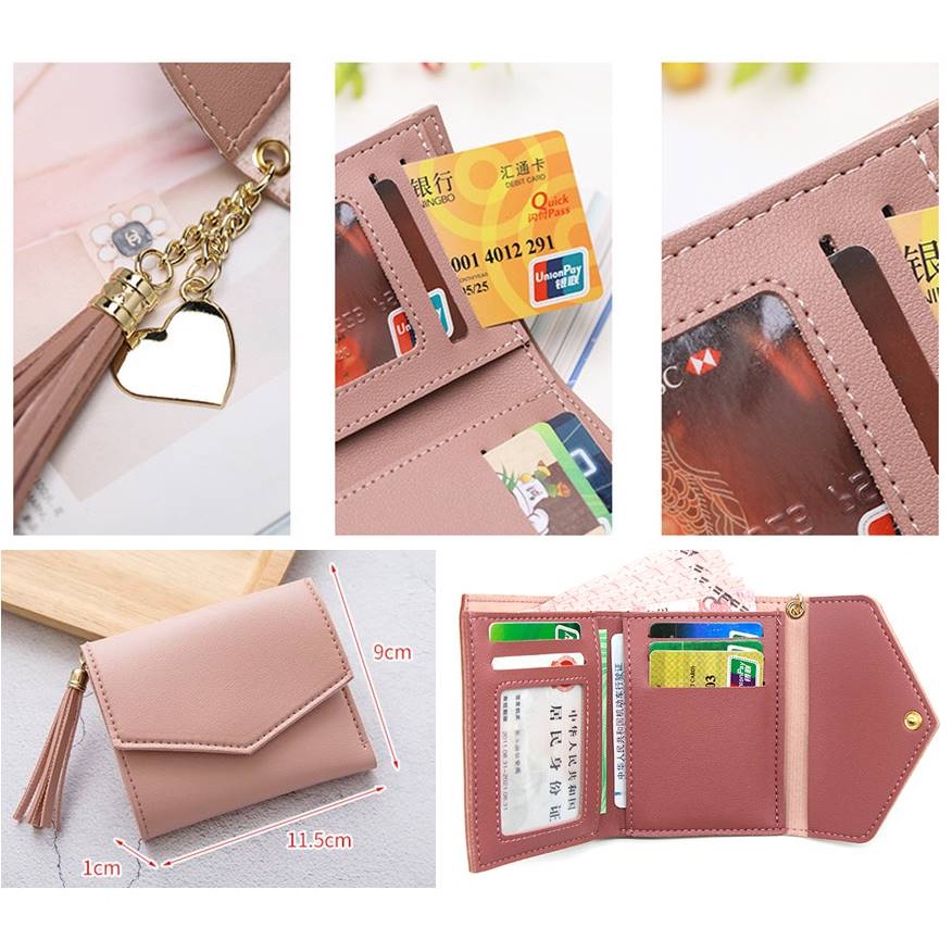 POKY - D6146 Dompet Fashion / Dompet Kekinian / Dompet Lipat Wanita / Dompet Kecil Wanita / Dompet Style Korea / Dompet Mini Wanita / Dompet Lipat /