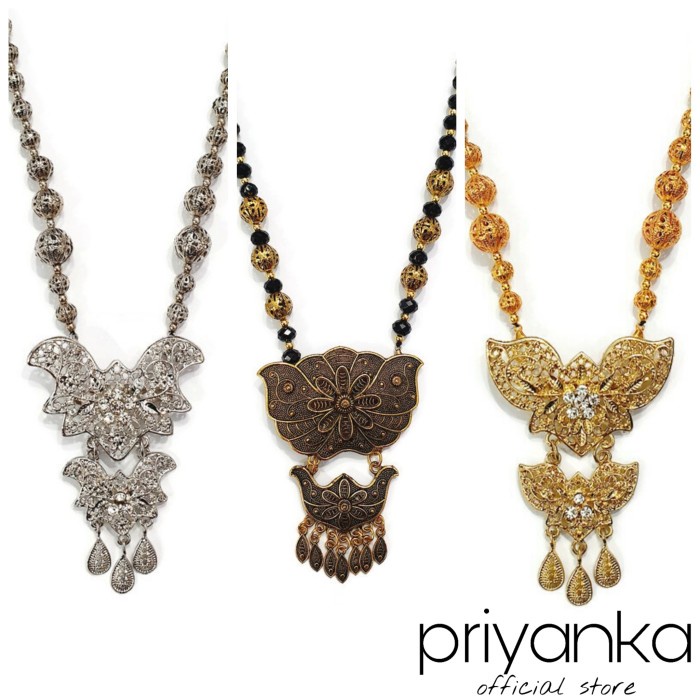 Kalung Bros Kebaya Kutubaru/Kalung Etnik/Kalung Bros Susun Pesta Mewah - B-Gold