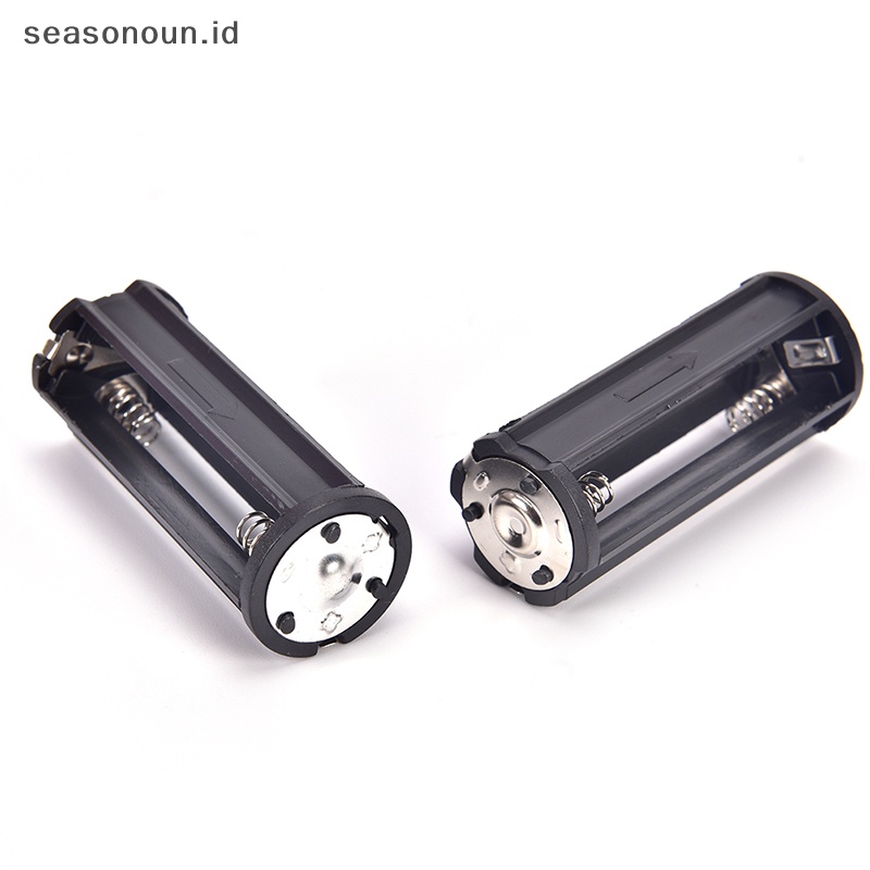Seasonoun 2Pcs Holder Hitam Untuk Senter Torch AAA 3x1.5v.