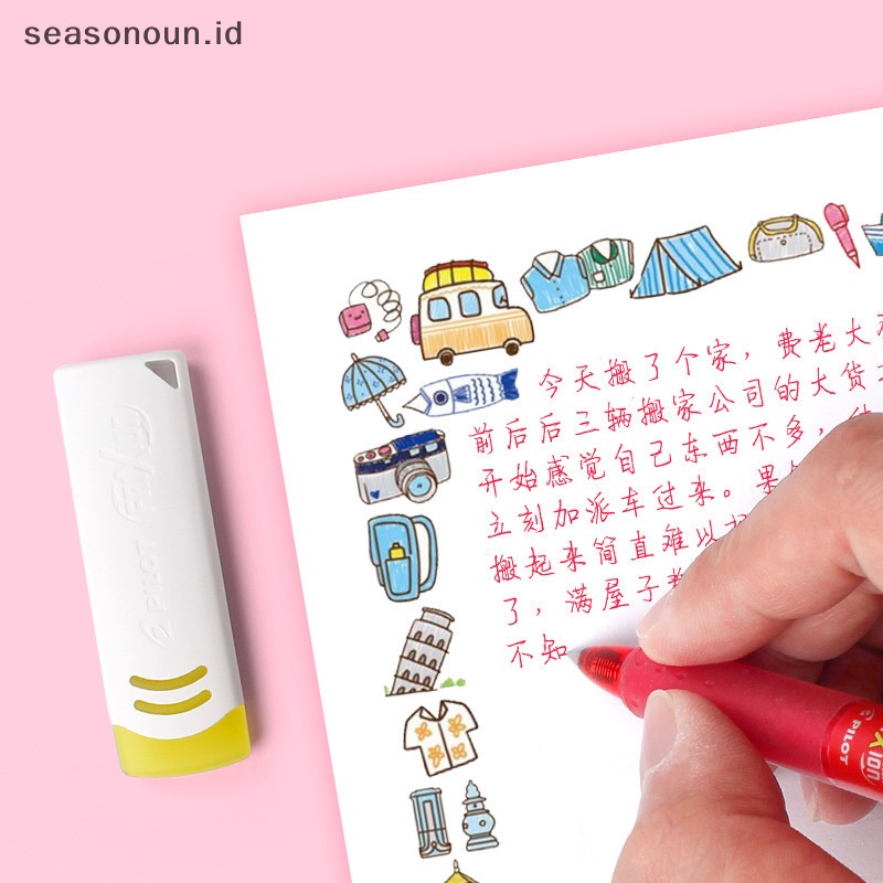 Seasonoun Erasable Pen Special Eraser EFR-6 Bisa Modif Alat Tulis Siswa Pena Dapat Dihapus.