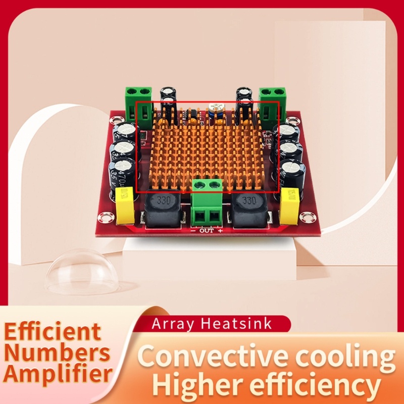 Gro Papan Amplifier Digital XH-M544 Mono- Channel Power AMP-Module Dengan Preamplifier