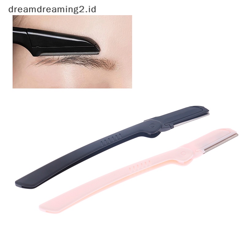 (drea) 1pc Professional Trimmer Safe Blade Shaping Pisau Alis Trimmer Alis//