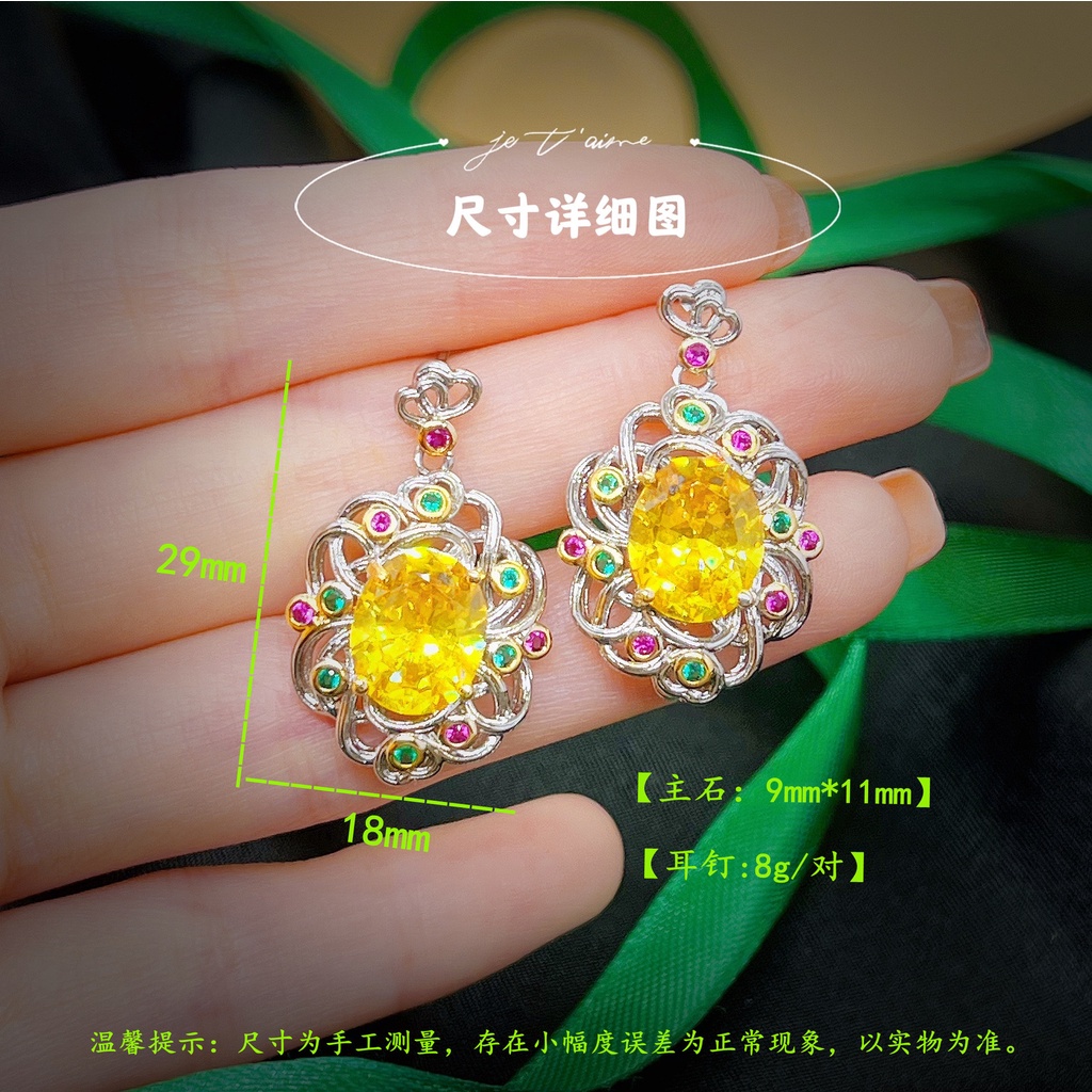 Goldkingdom Aksesoris Perhiasan Fashion Ready Stock Dua Warna Emas Kristal Kalung Set Zirkon Terang Anting Cincin Liontin