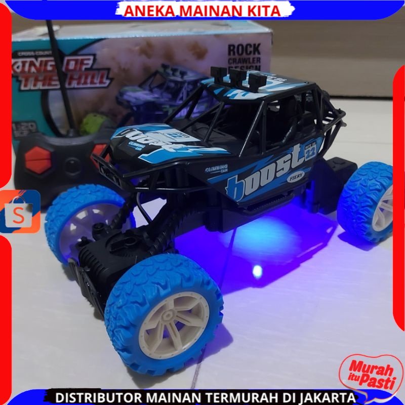 MAINAN ANAK MOBIL REMOTE CONTROL RC MONSTER CHARGE CROSS COUNTRY SKALA 1:20