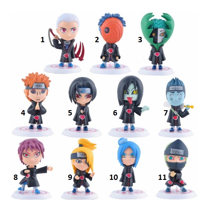 PROMO Action Figure Naruto Shippuden Akatsuki Version Figur Akatsuki Naruto Itachi Kakuzu Hidan Tobi