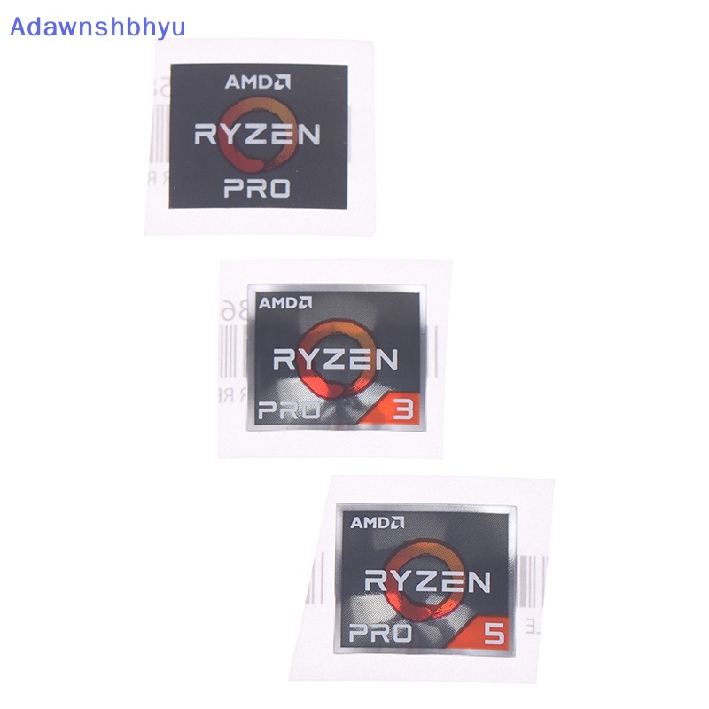 Adhyu AMD Processor Series Sticker ATHLON Ryzen R 3 5 7 Logo Generasi PRO7 Label ID