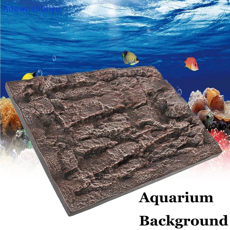 Adhyu Aquarium Foam Batu Batu Ikan Background Dinding 3D Reptilterrarium Vivarium ID