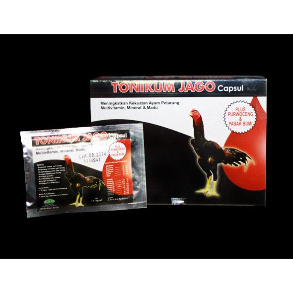 JUAL TONIKUM JAGO PLUS PURWOCENG PASAK BUMI 1 SACHET VITAMIN AYAM ADUAN MENAMBAH STAMINA POWER