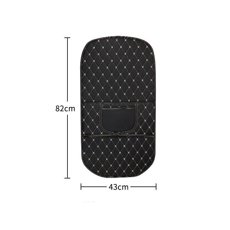 Cover Pelindung Sandaran Kursi Mobil Kulit PU Kartun Toyota Anak anti kick pad waterproof protection, anti Lumpur Dan anti Kotoran pad