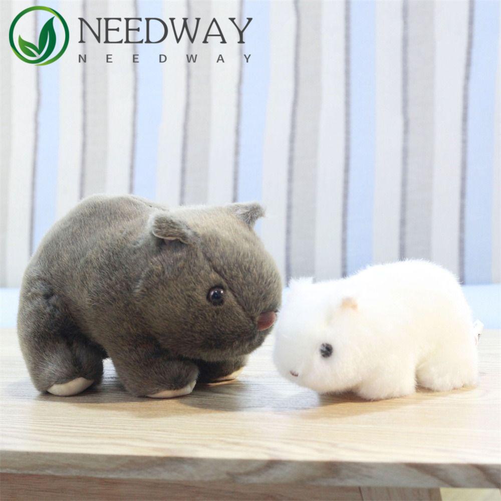 Needway  Guinea Pig Mewah Dekorasi Rumah Lembut Simulasi Tikus Boneka Hewan Anak Hadiah Hewan Liar Mouse Mainan Mewah