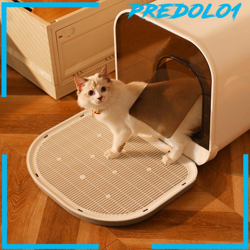 [Predolo1] Alas Kotoran Kucing Non Slip Litter Trapping Mat Untuk Perlengkapan Hewan Peliharaan Kucing Indoor