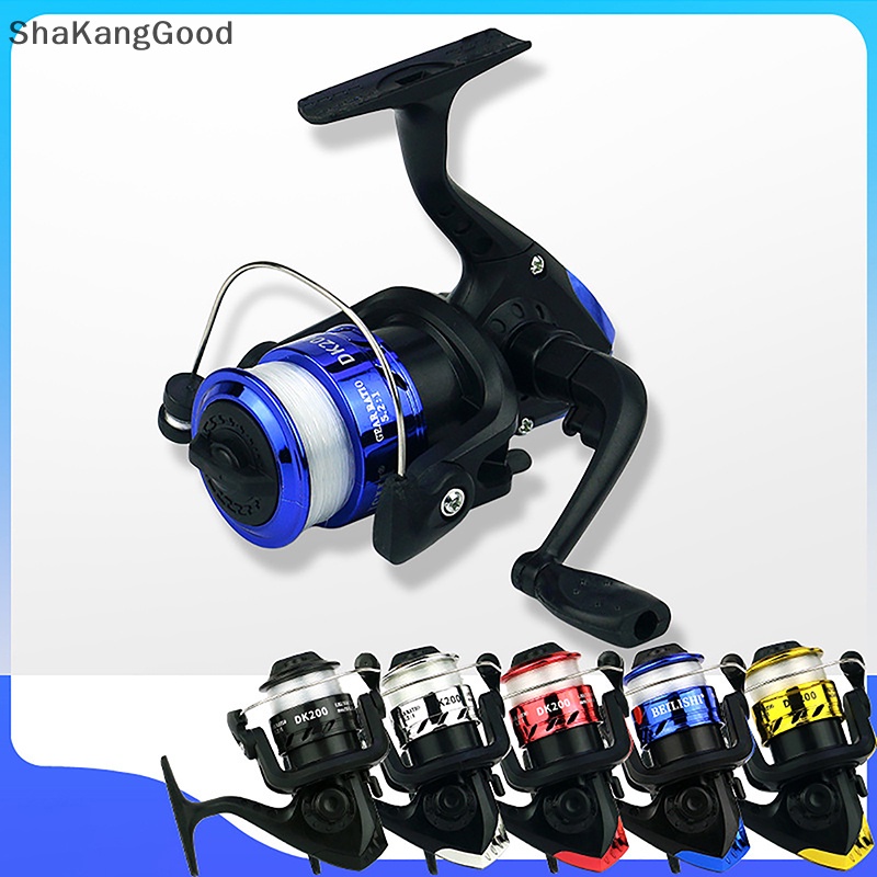 Skid Folding Spinning Fishing Reel Dengan 100m Pancing Rasio Gigi 5.1: 1roll Pancing Ultralight Portabel SKK