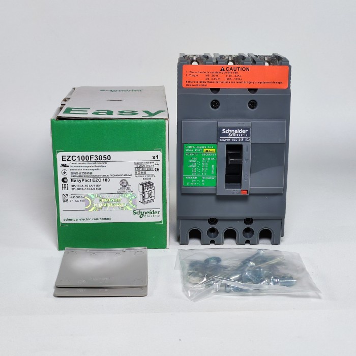 MCCB/BREAKER EZC100F 3P 10kA 15A 20A 25A 30A 40A 50A