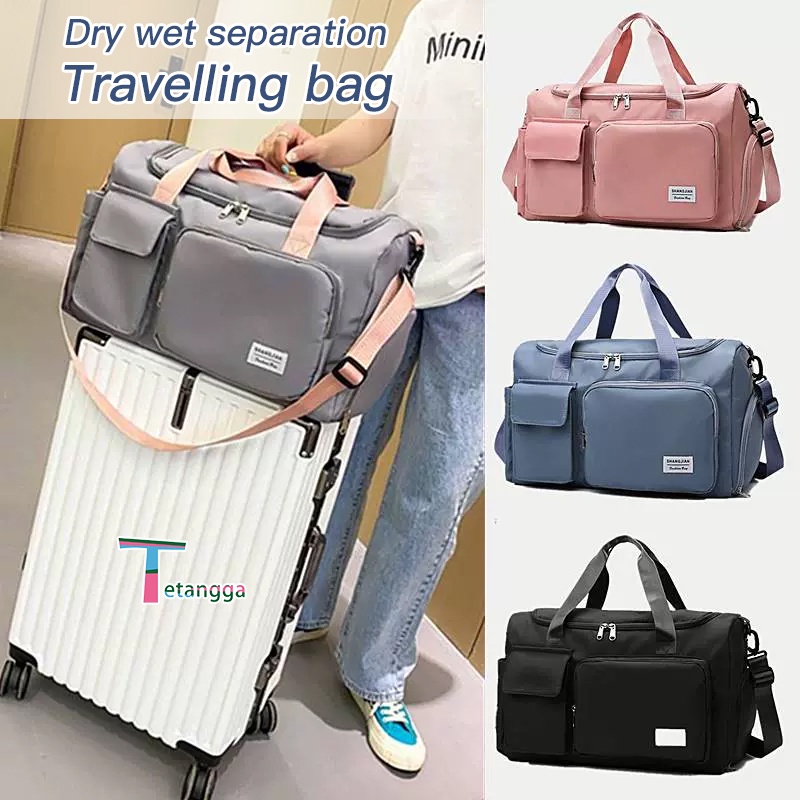 Tas Travel Jumbo Waterproof Dapat Dilipat Import High Quality/Tas Olahraga/Tas SerbagunaVS-124